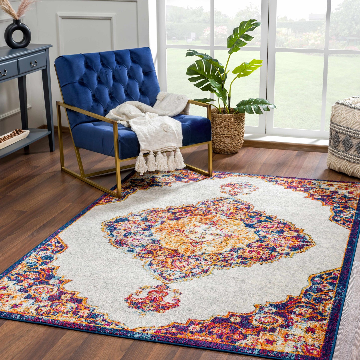 Istanbul Orange Area Carpet - Clearance