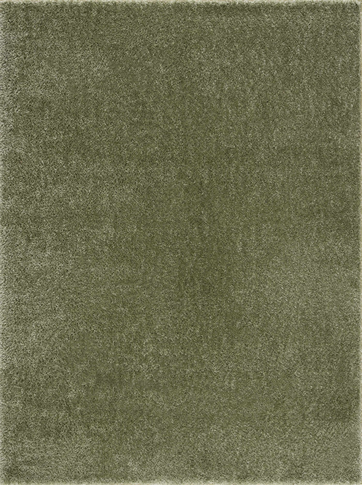 Heavenly Solid Green Plush Rug