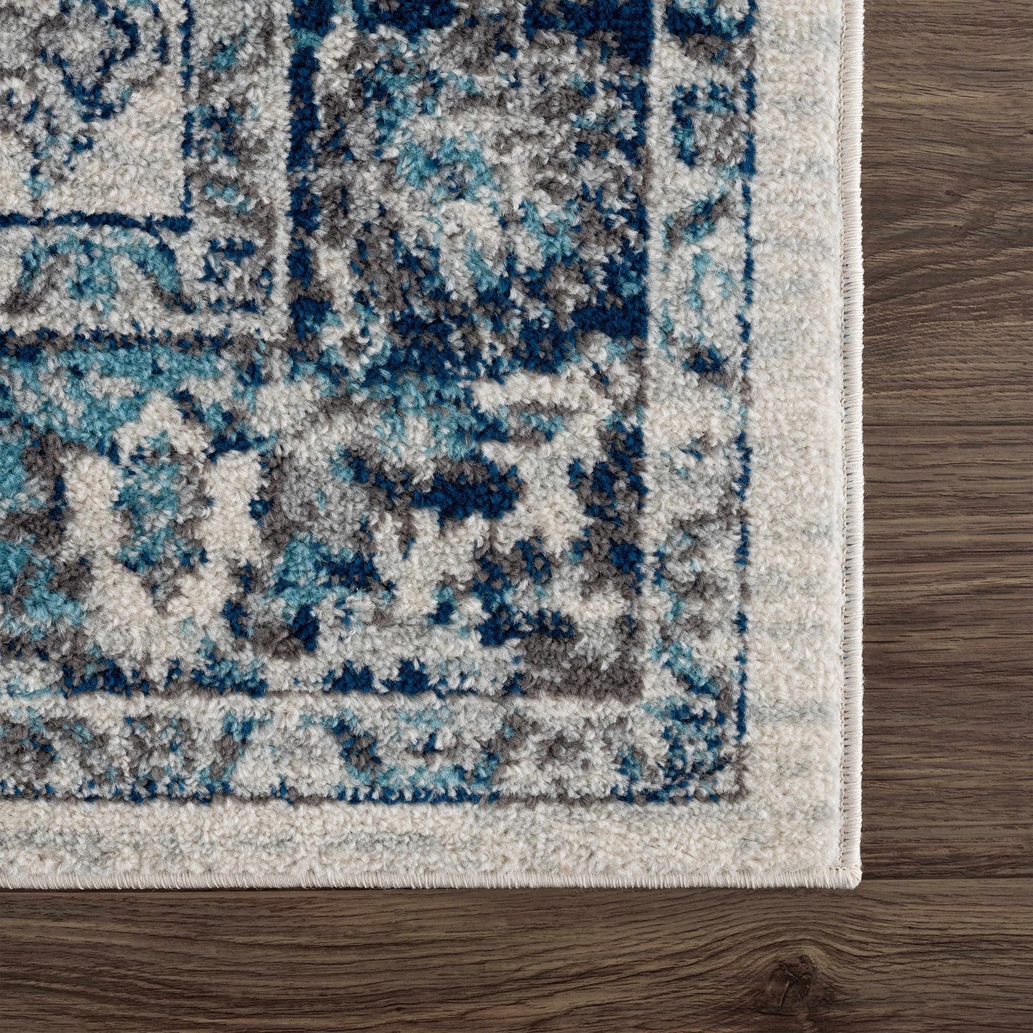 Istanbul Vintage Blue Area Carpet - Clearance
