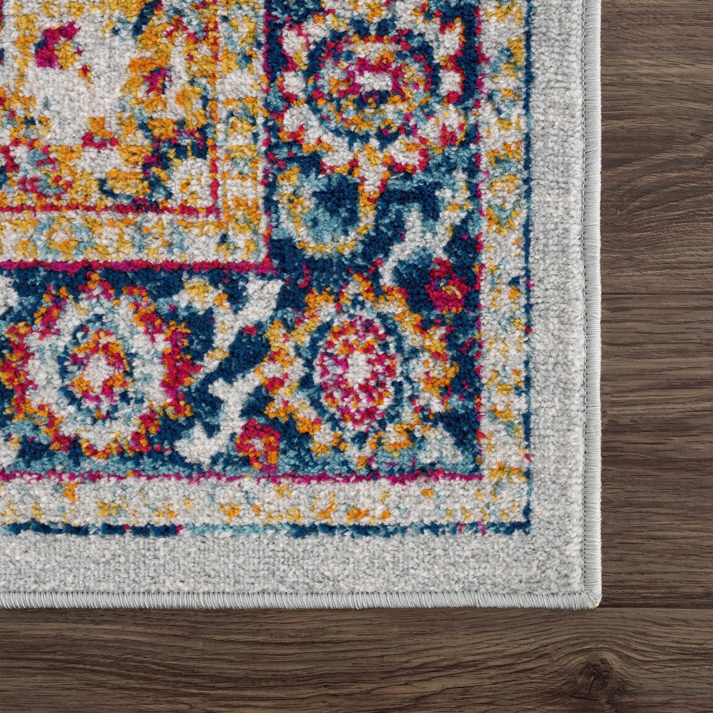 Istanbul Medallion Orange Area Carpet - Clearance
