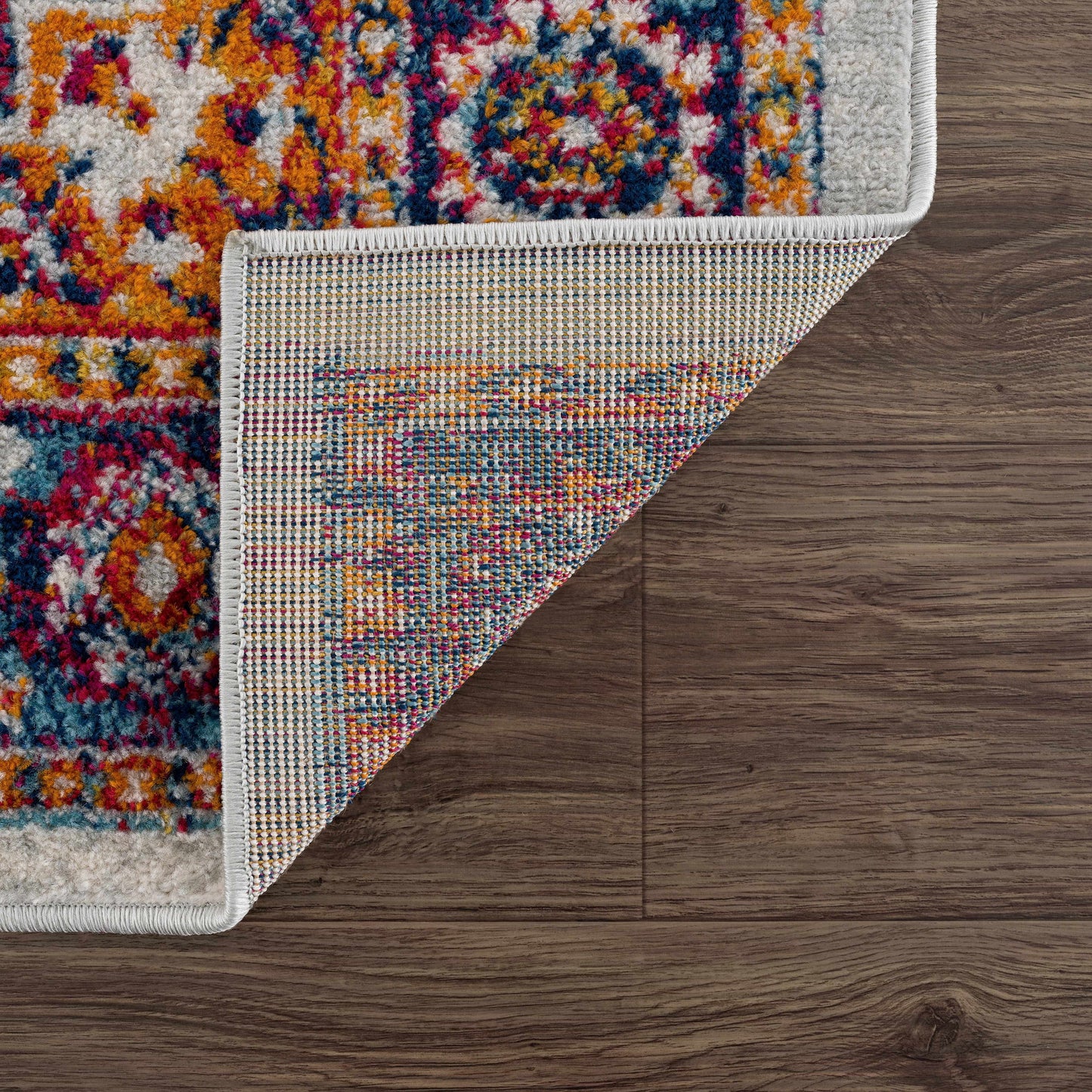 Istanbul Medallion Orange Area Carpet - Clearance