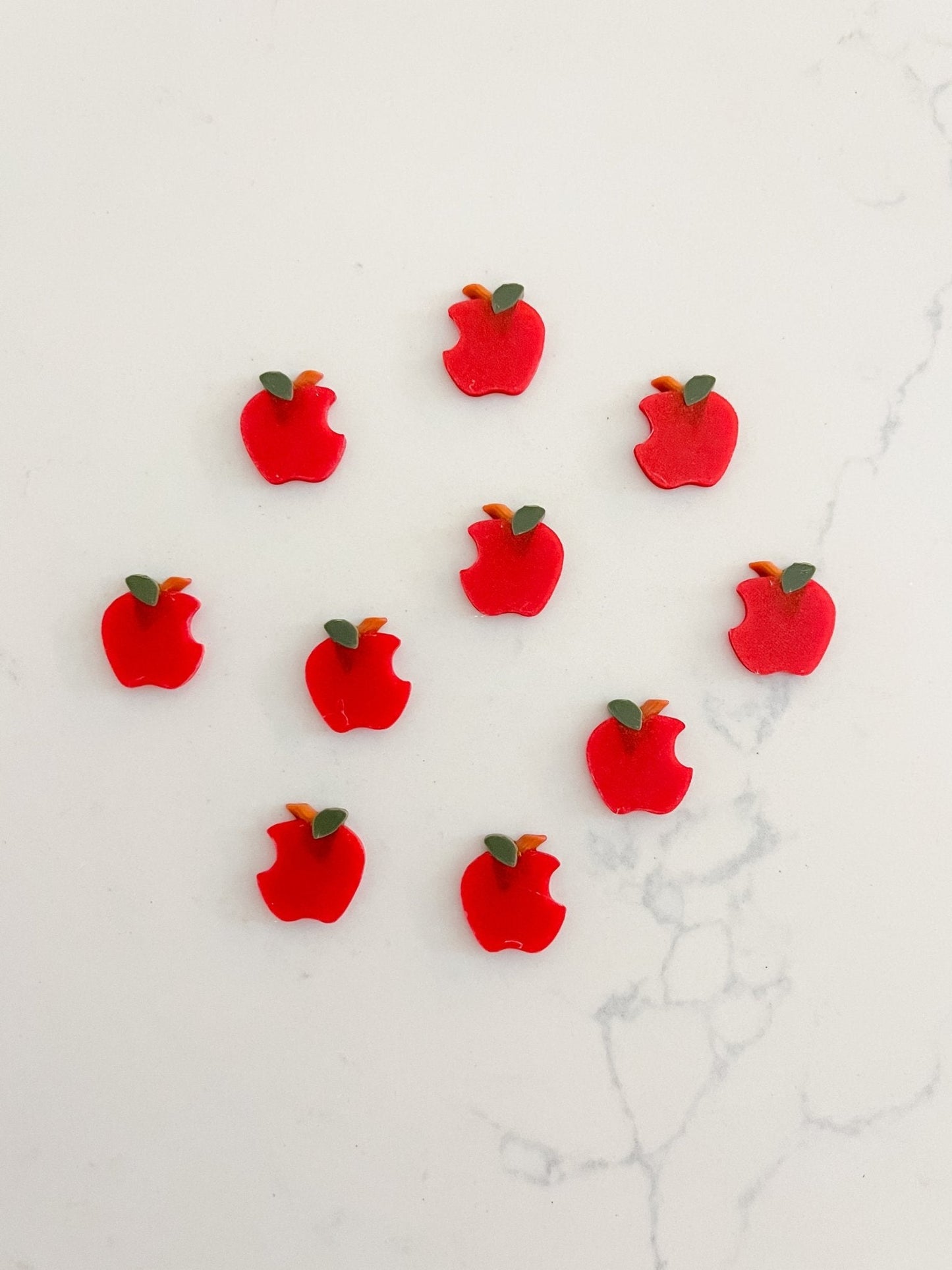 Shimmer Apple Studs
