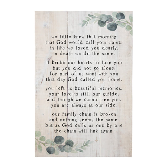 Broken Chain Poem