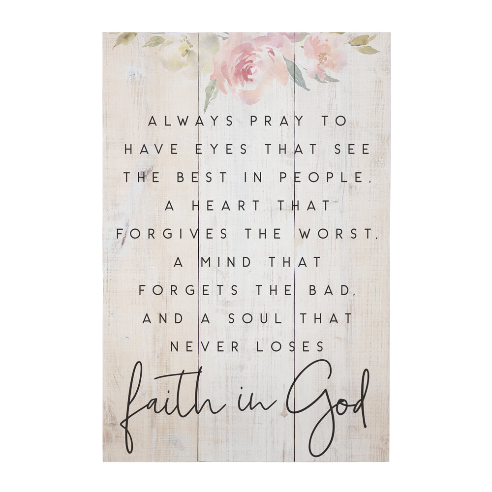 Faith In God