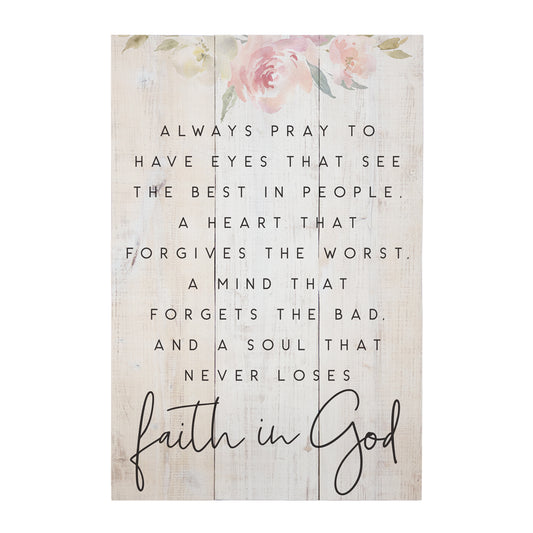 Faith In God