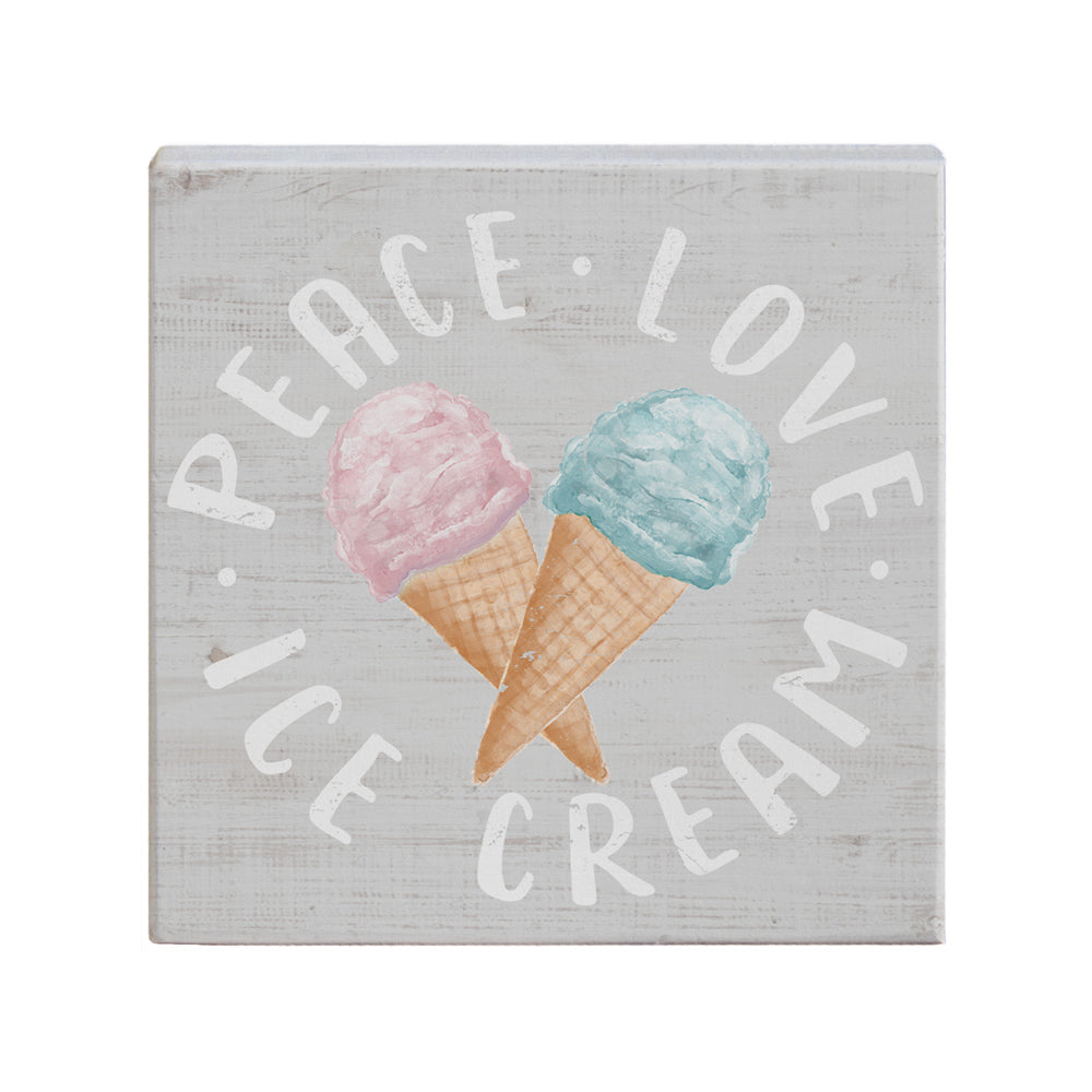 Peace Love Ice Cream