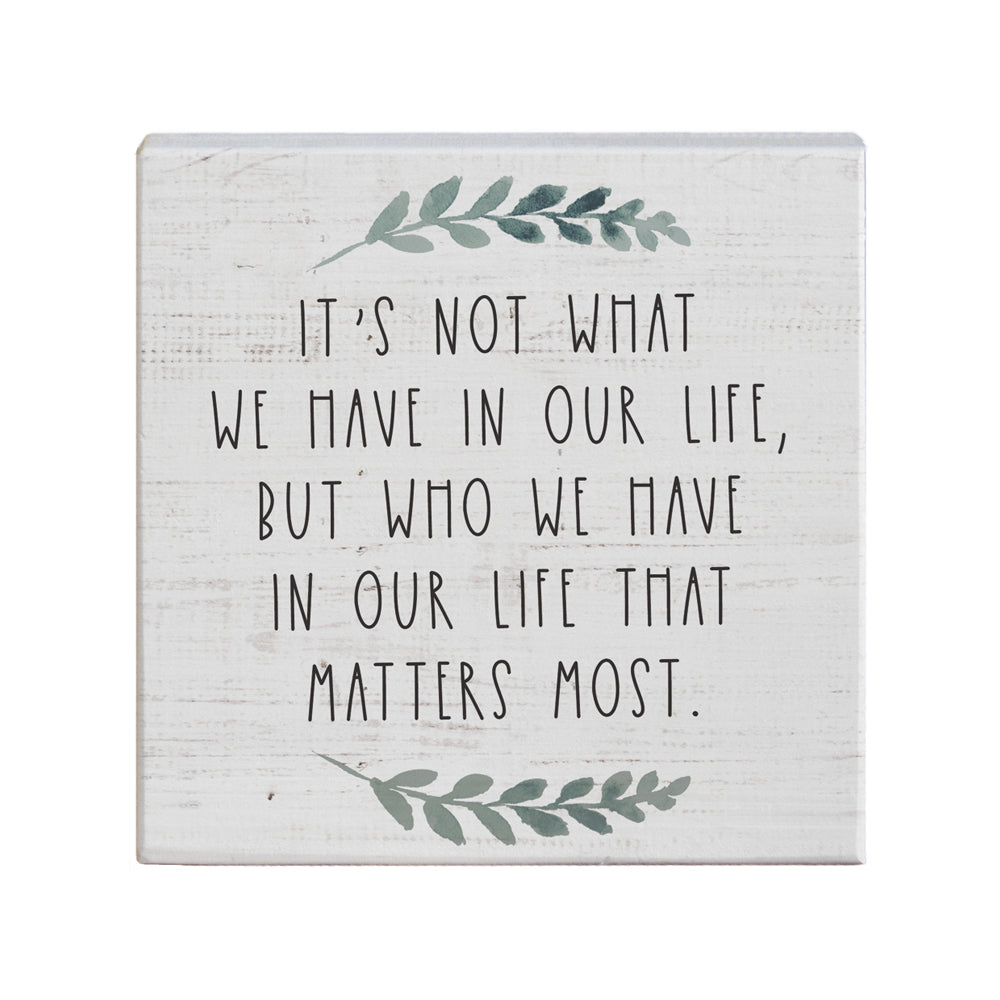 Who We have
