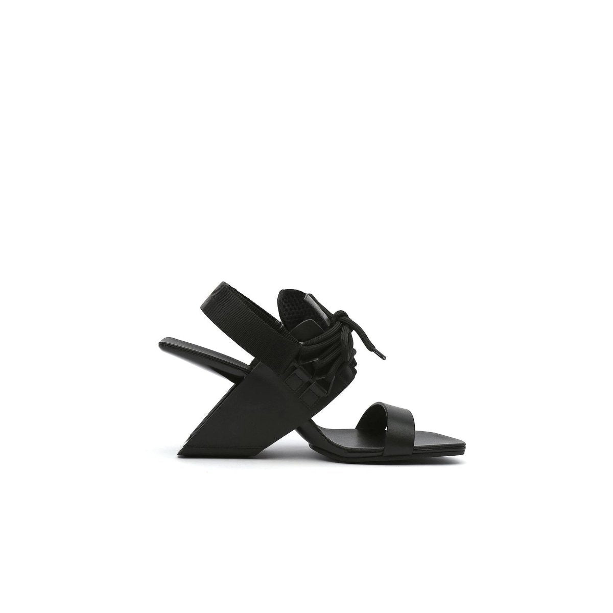 Sporty Laced Ankle Strap Sandals