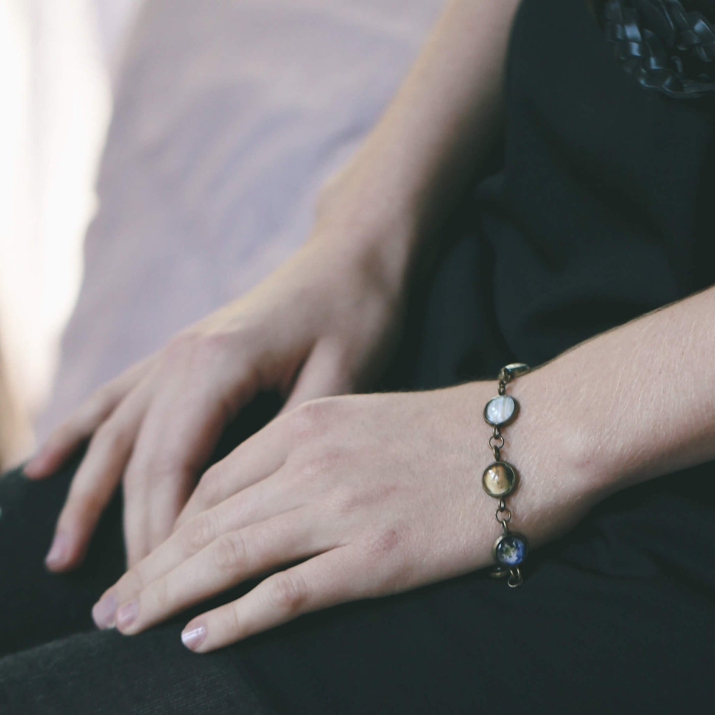 Discontinued - Solar System Galaxy Bracelet - Milky Way, Planets