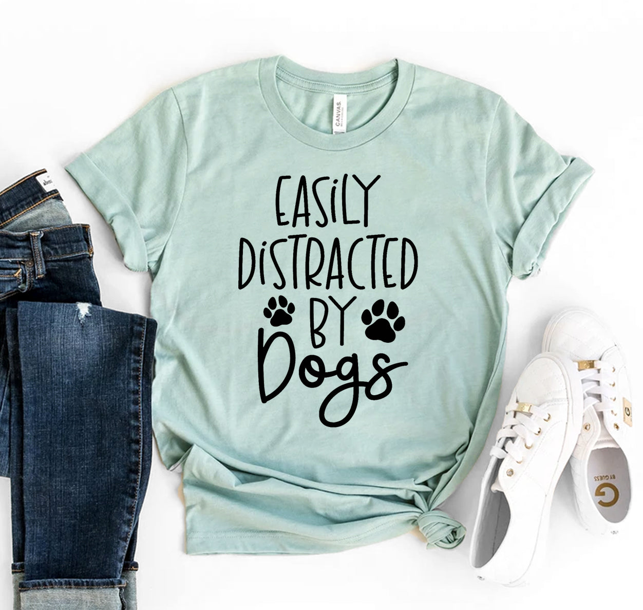 Easily Distracted By Dogs T-shirt
