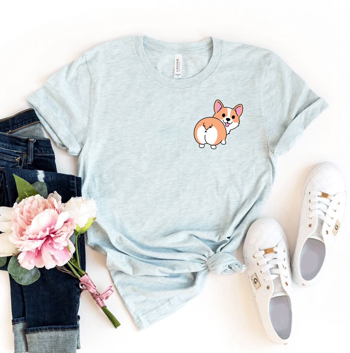 Pocket Corgi T-shirt