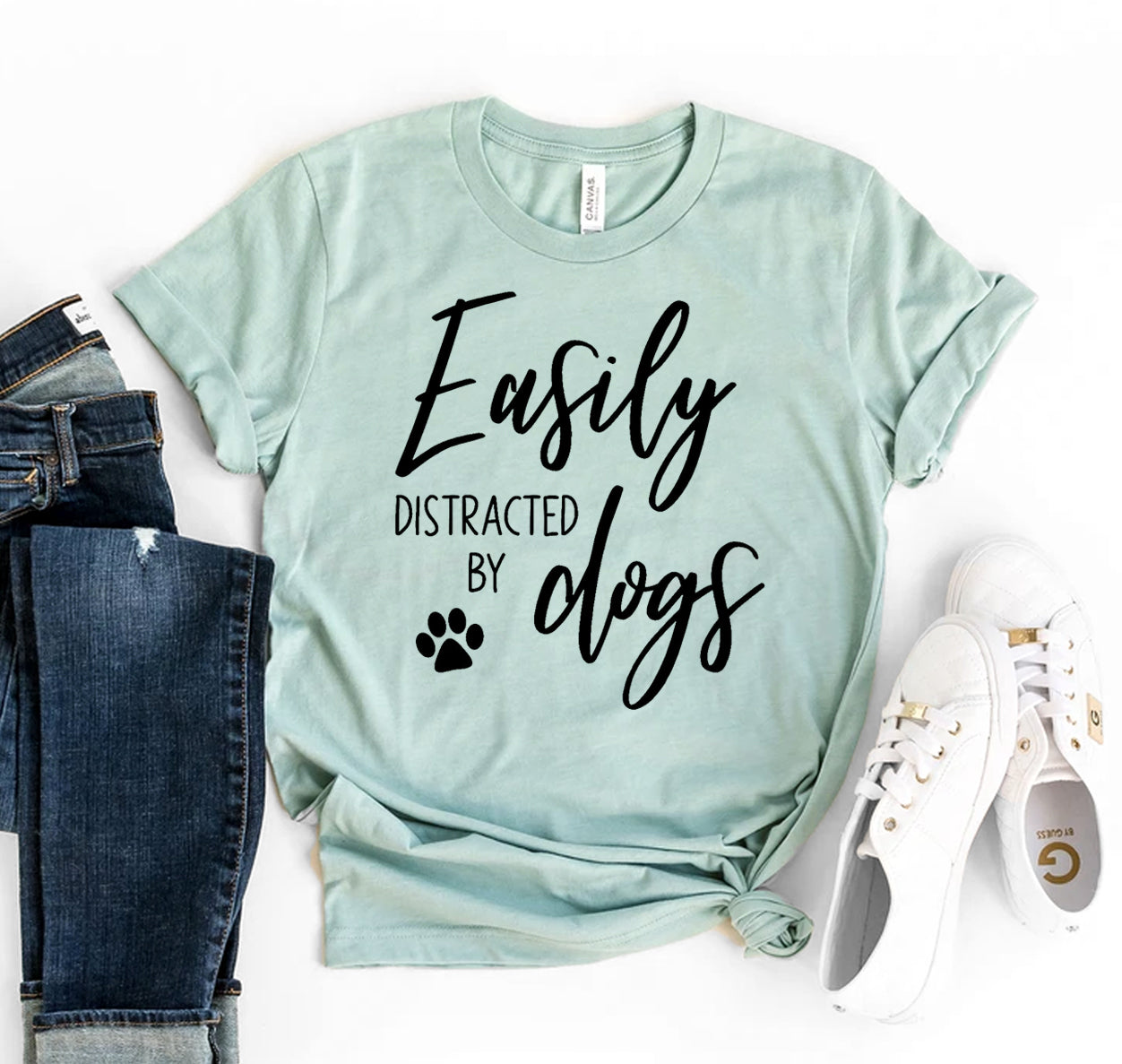 Easily Distracted By Dogs T-shirt